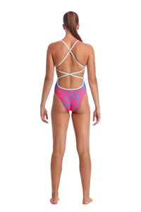 FUNKITA - Ladies Colour Block One Piece - In The Cloud