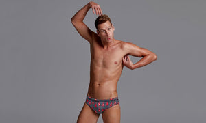 Funky Trunks - Classic Briefs (Mens) - Monkey Business